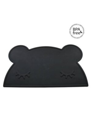 table mat bear black